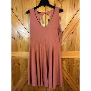 Torrid Skater Dress Size 1X Textured Light Orange /Rust nwt (0760) nwt Read